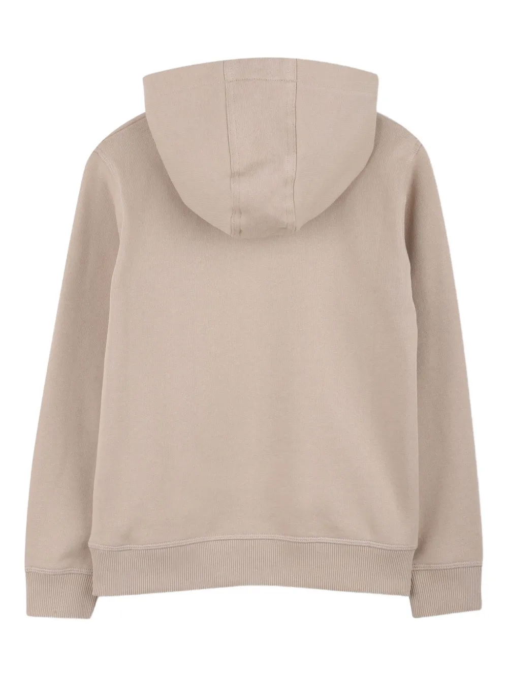 HUGO KIDS logo-print hoodie Beige
