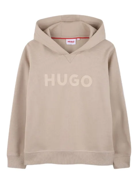 HUGO KIDS logo-print hoodie