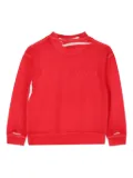 Marc Jacobs Kids logo-embroidered crew-neck sweatshirt