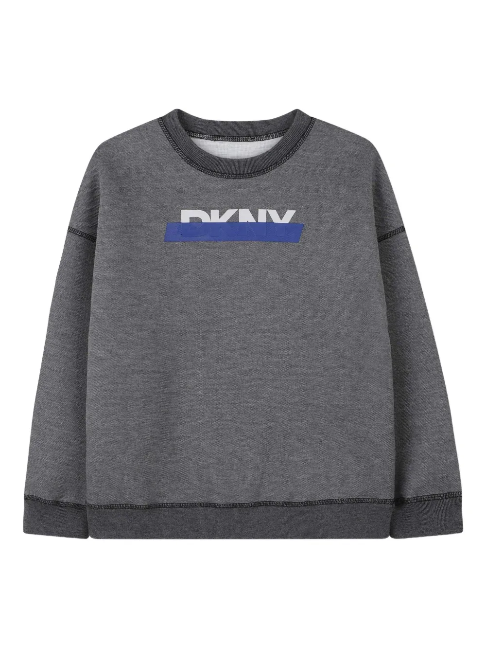 Dkny Kids Sweater met logoprint Grijs