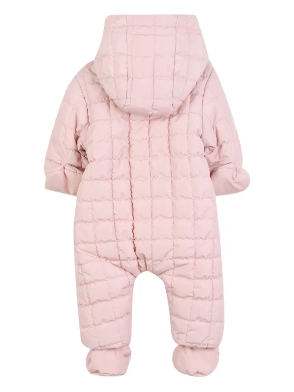 Boss Pink Snowsuit Baby Girl BOSS Baby Girls Pink Logo Snowsuit