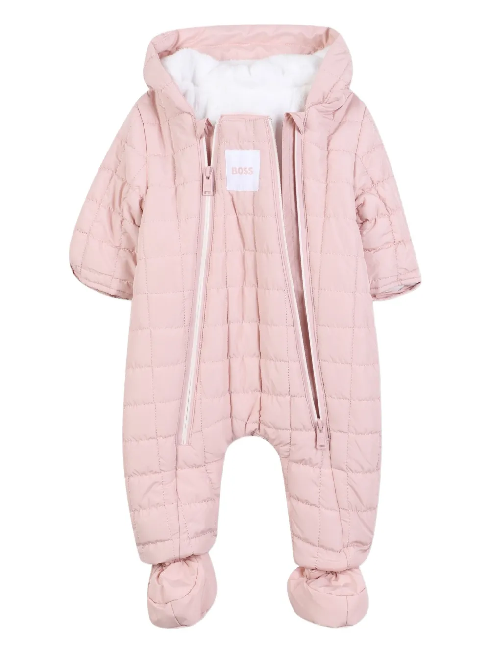 BOSS Kidswear Gewatteerd skipak Roze