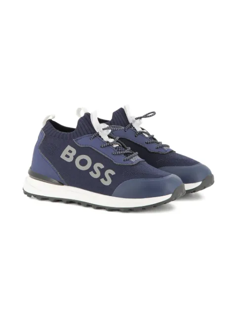 BOSS Kidswear Tênis com letreiro de logo