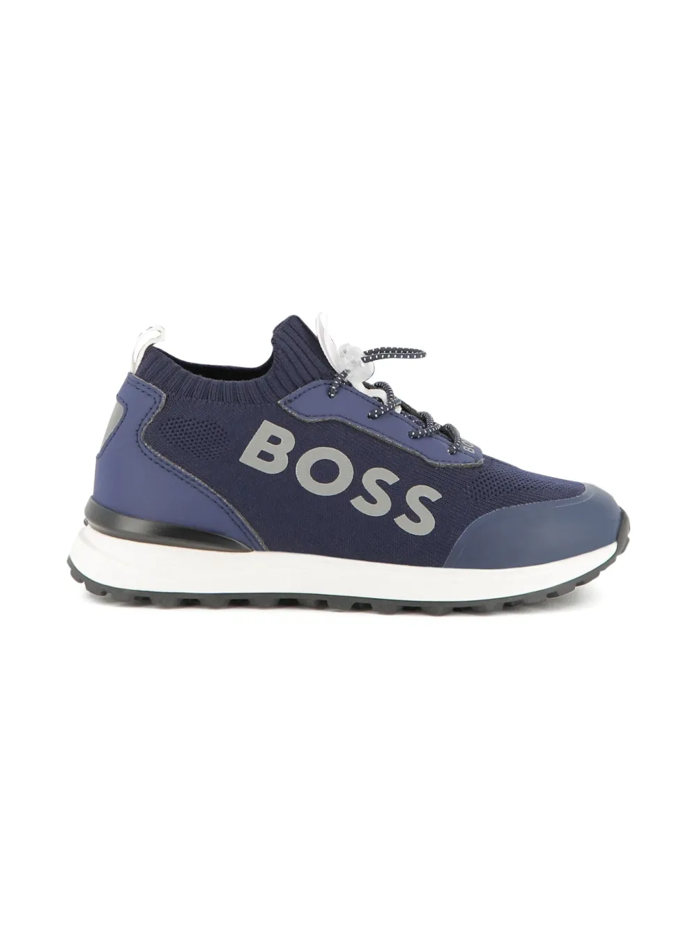BOSS Kidswear Gebreide sneakers - Blauw