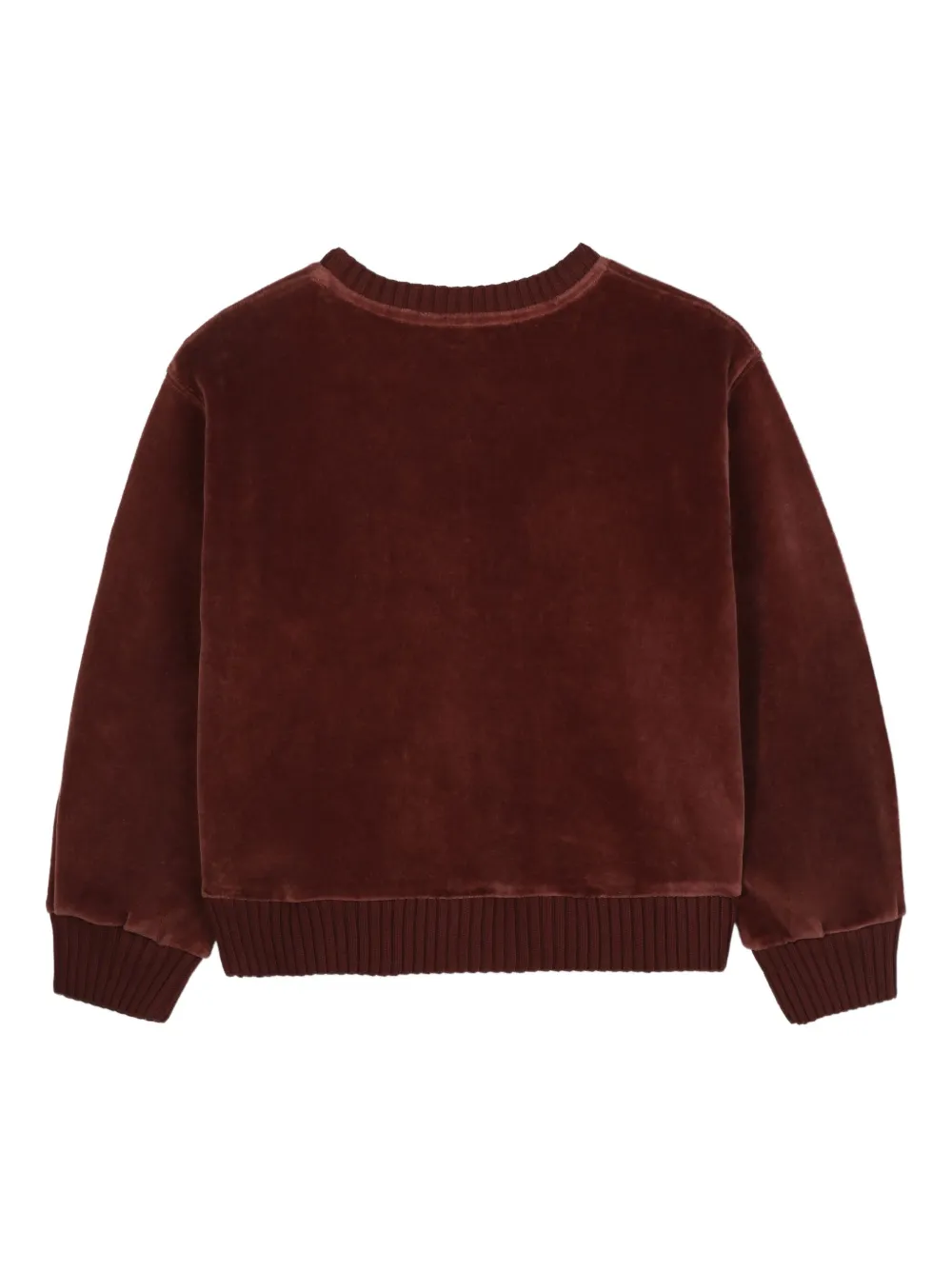 Chloé Kids Sweater met geborduurd logo Rood