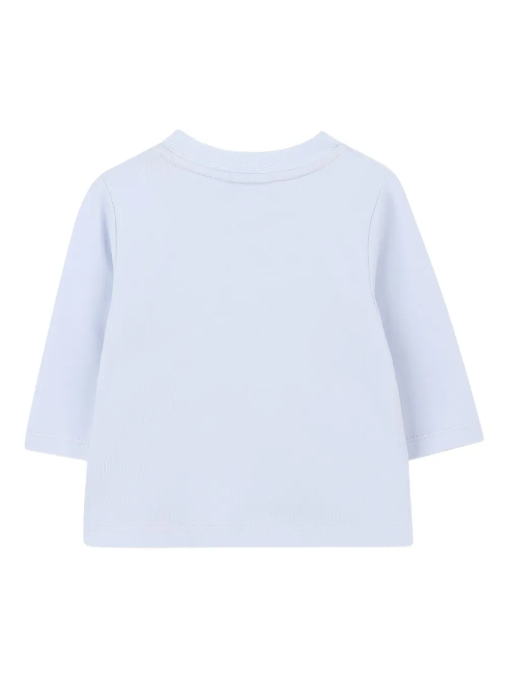 BOSS Kidswear Ribfluwelen tuinbroek Blauw