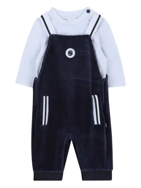 BOSS Kidswear corduroy dungarees (set of two)