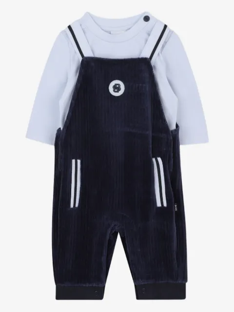 BOSS Kidswear corduroy dungarees (set of two)
