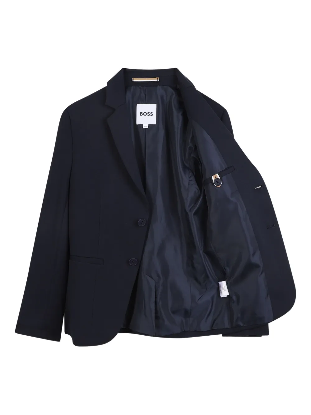BOSS Kidswear Blazer met enkele rij knopen Blauw