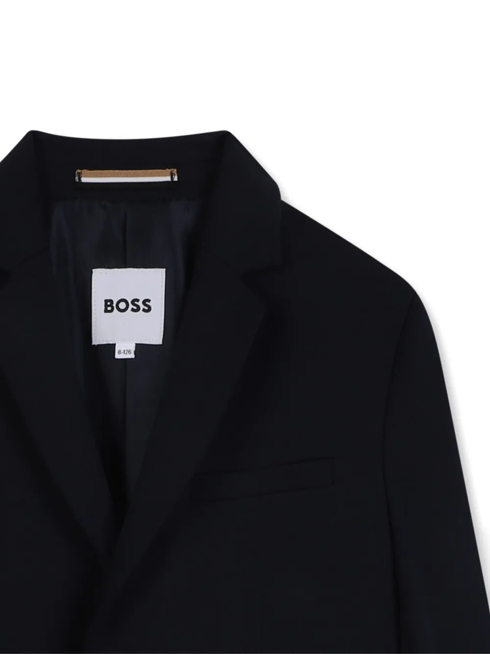 BOSS Kidswear Blazer met enkele rij knopen Blauw
