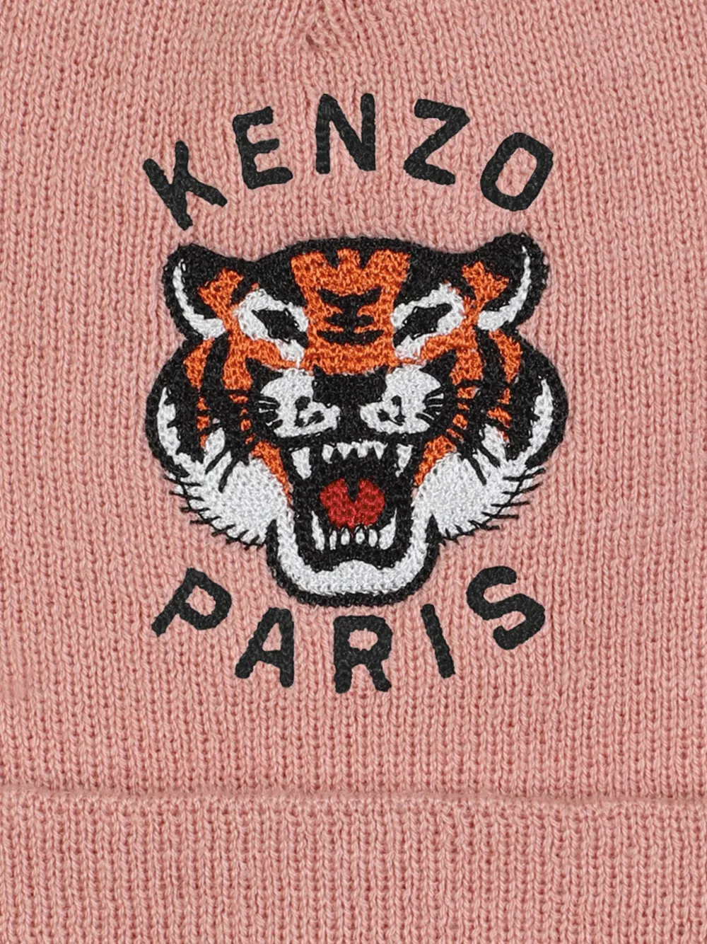 Kenzo Kids Muts met geborduurde tijgerkop Roze