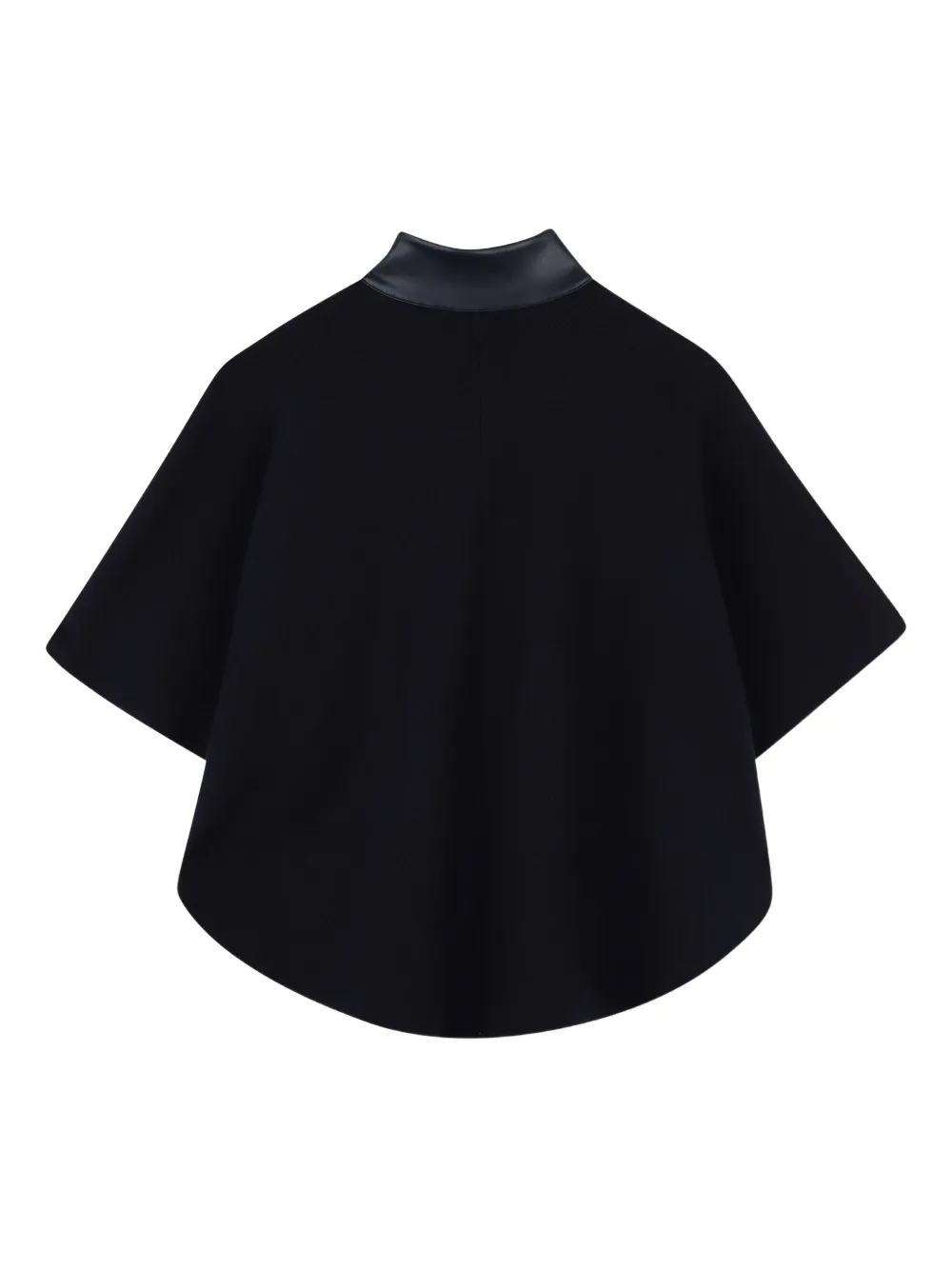 Chloé Kids Poncho met hoge hals Blauw