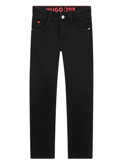 HUGO KIDS ロゴパッチ ジーンズ