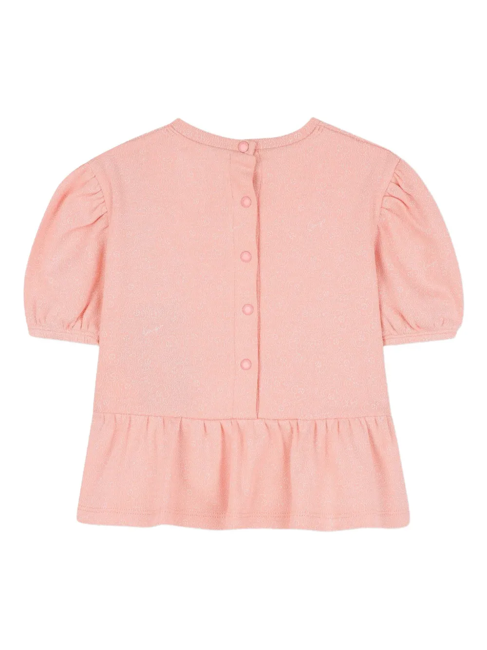 Kenzo Kids Legging en top met pofmouwen Oranje
