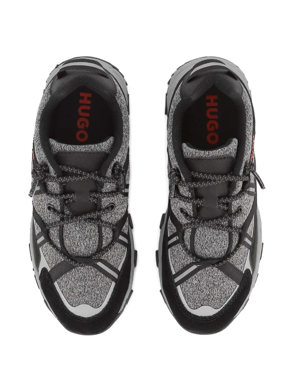 HUGO KIDS Sneakers met vlakken Zwart