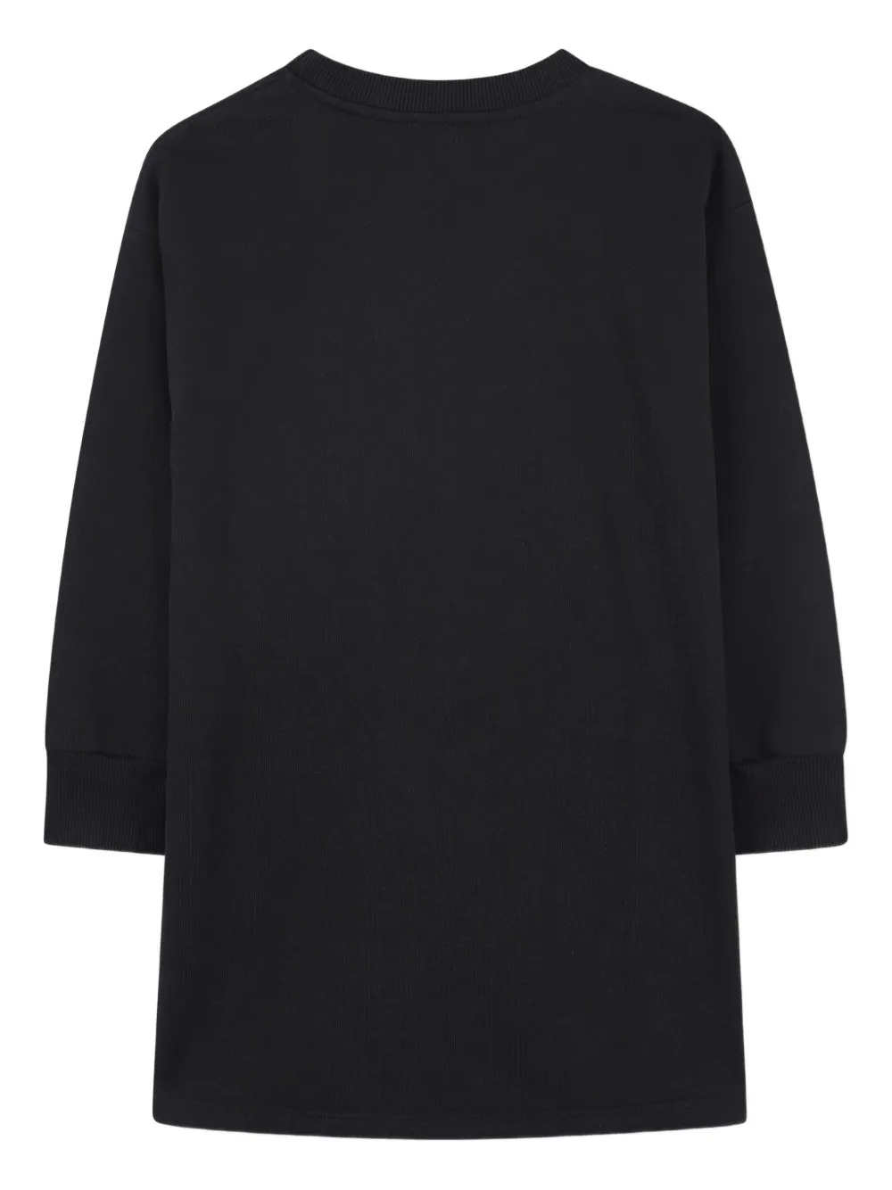 Givenchy Kids Jurk met satijnen strik Zwart