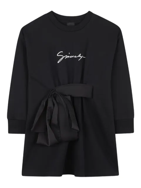 Givenchy Kids satin-tie dress