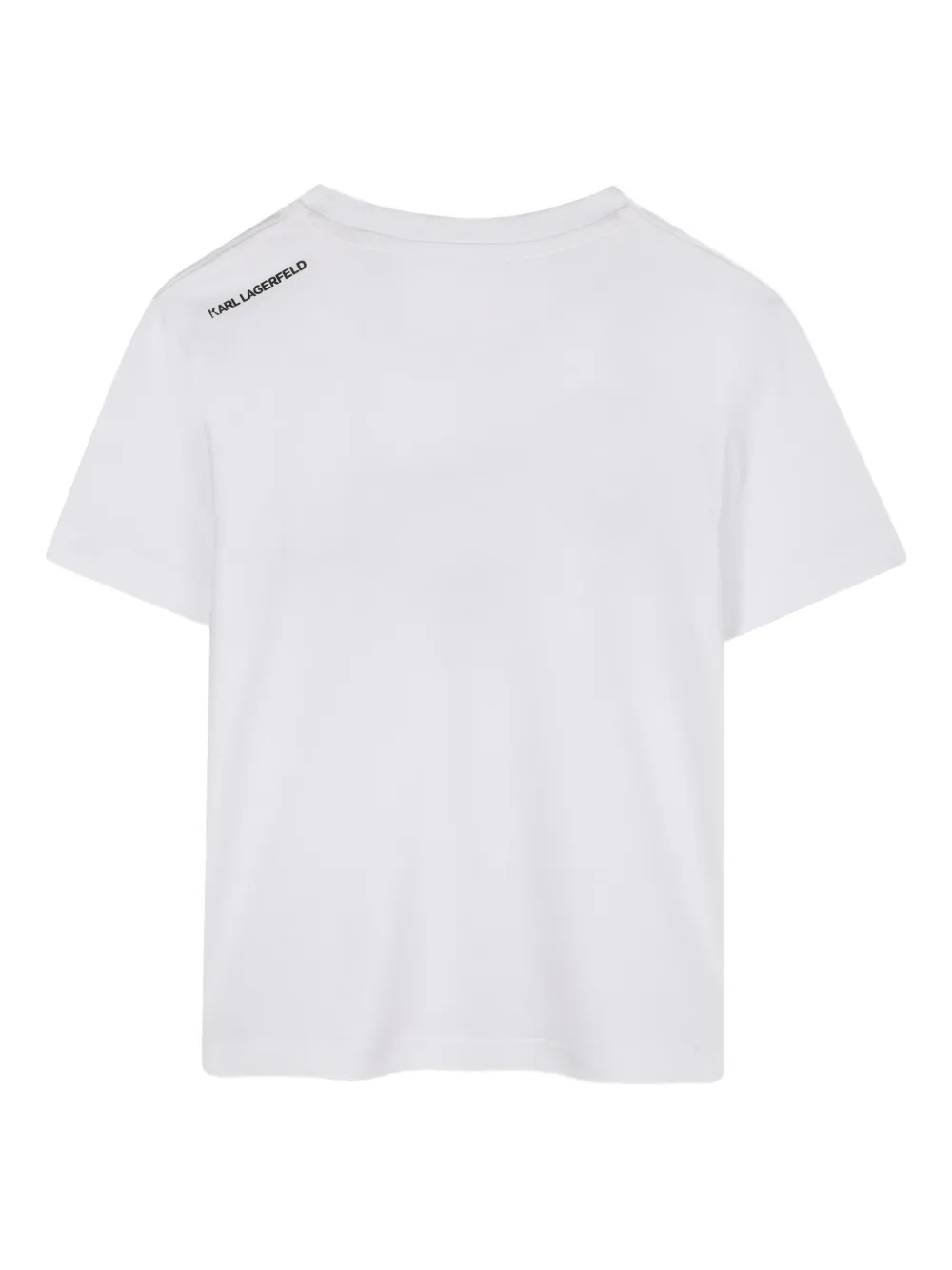 Karl Lagerfeld Kids T-shirt met logoprint Wit