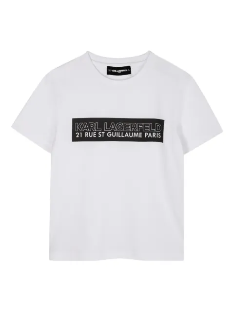 Karl Lagerfeld Kids logo-text T-shirt