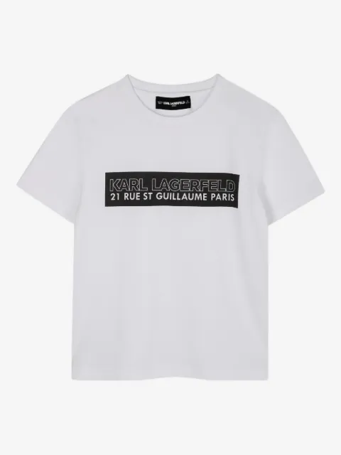 Karl Lagerfeld Kids logo-text T-shirt