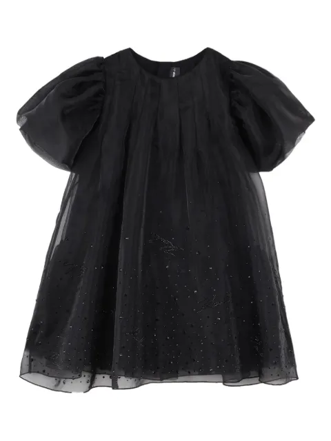Karl Lagerfeld Kids Abito con maniche a palloncino