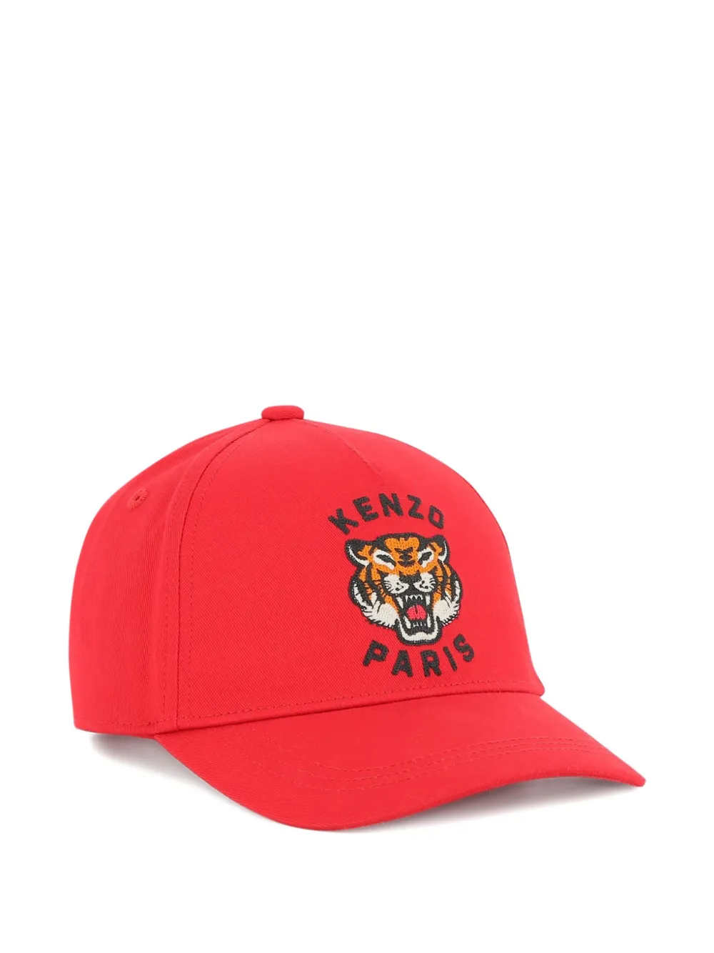 Kenzo Kids Honkbalpet met geborduurde tijgerkop Rood