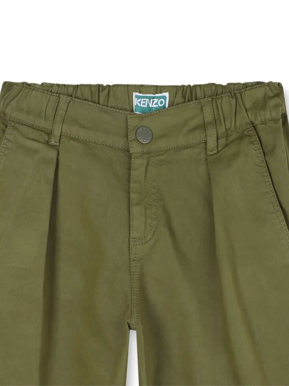 Kenzo Kids Broek met elastische taille Groen