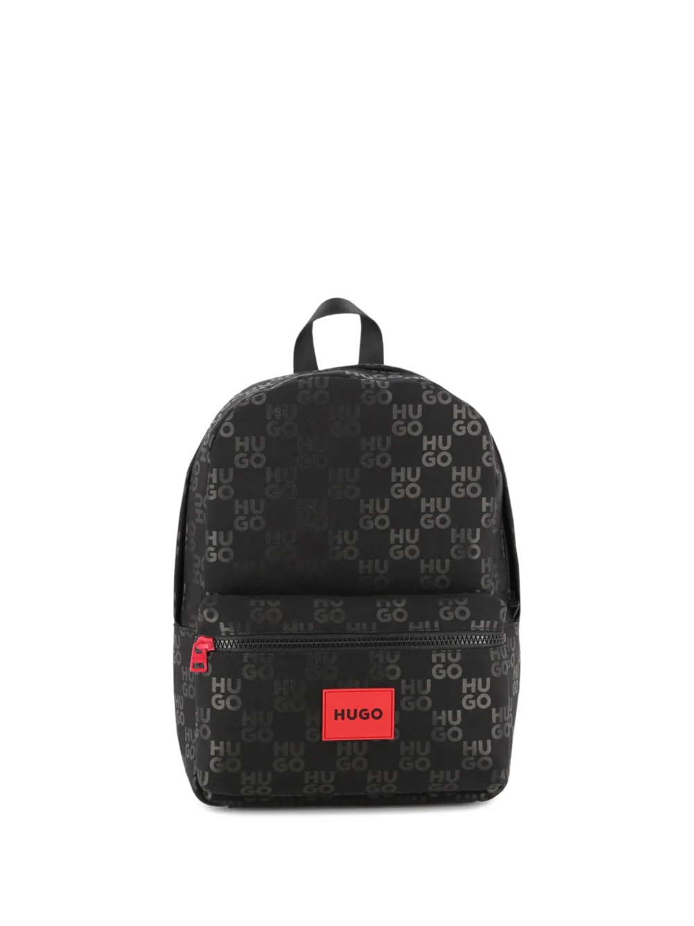 HUGO KIDS Rugzak met monogram Zwart