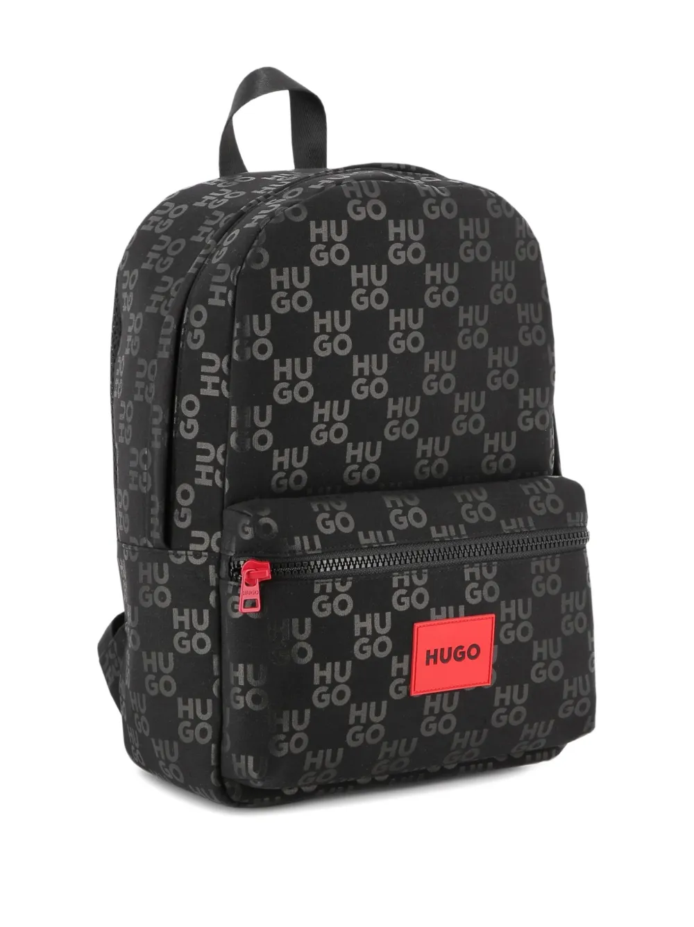 HUGO KIDS Rugzak met monogram Zwart