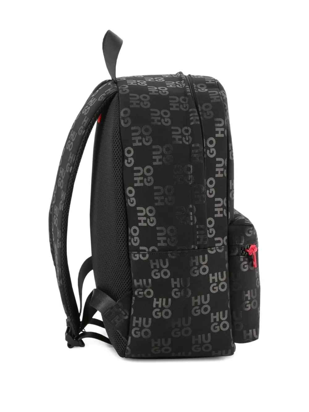 HUGO KIDS Rugzak met monogram Zwart