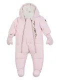 Karl Lagerfeld Kids padded hooded snowsuit - Pink