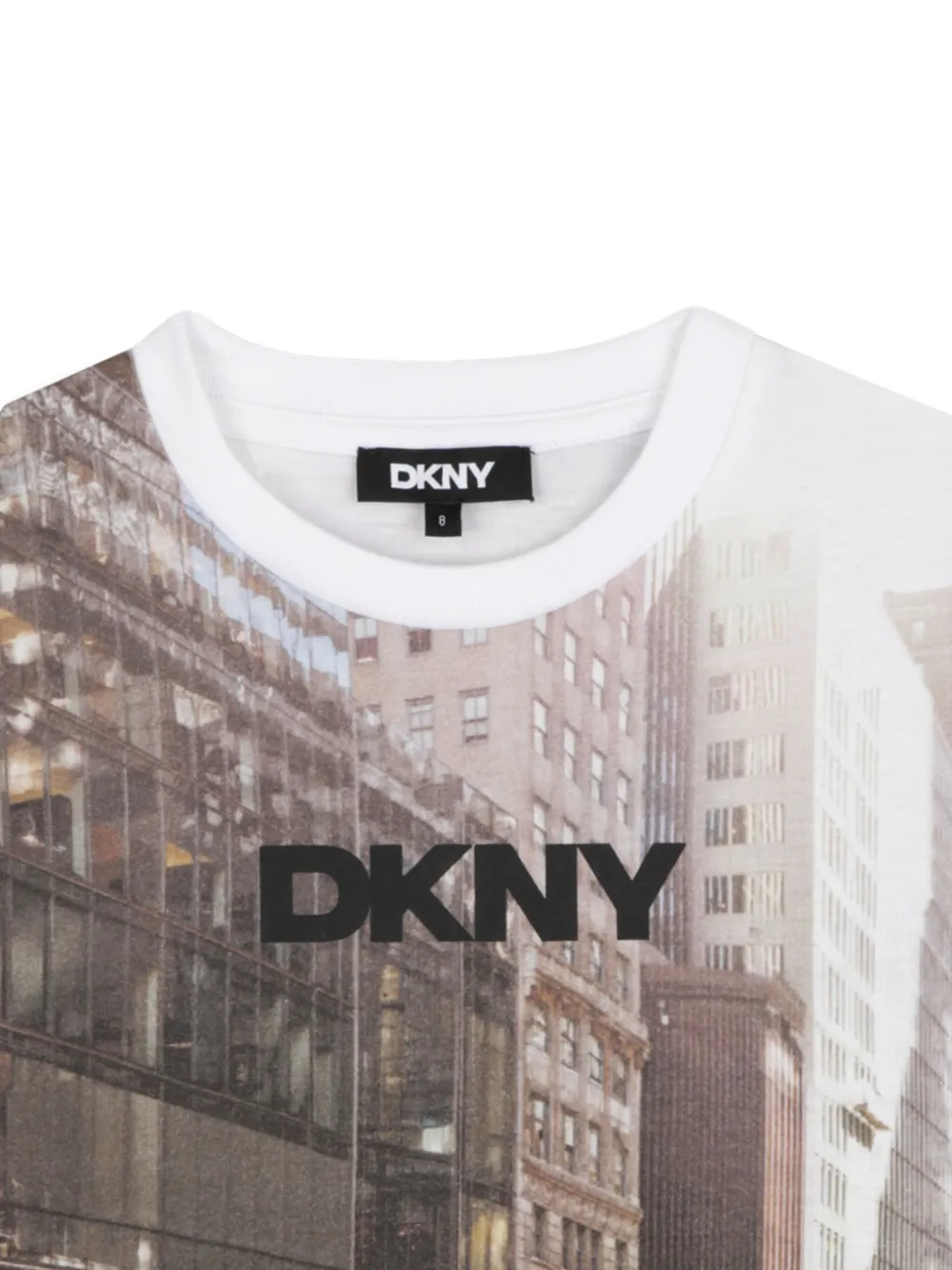Dkny Kids T-shirt met grafische print Wit
