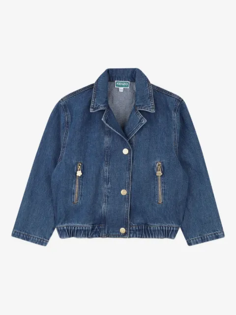 Kenzo Kids denim cropped jacket