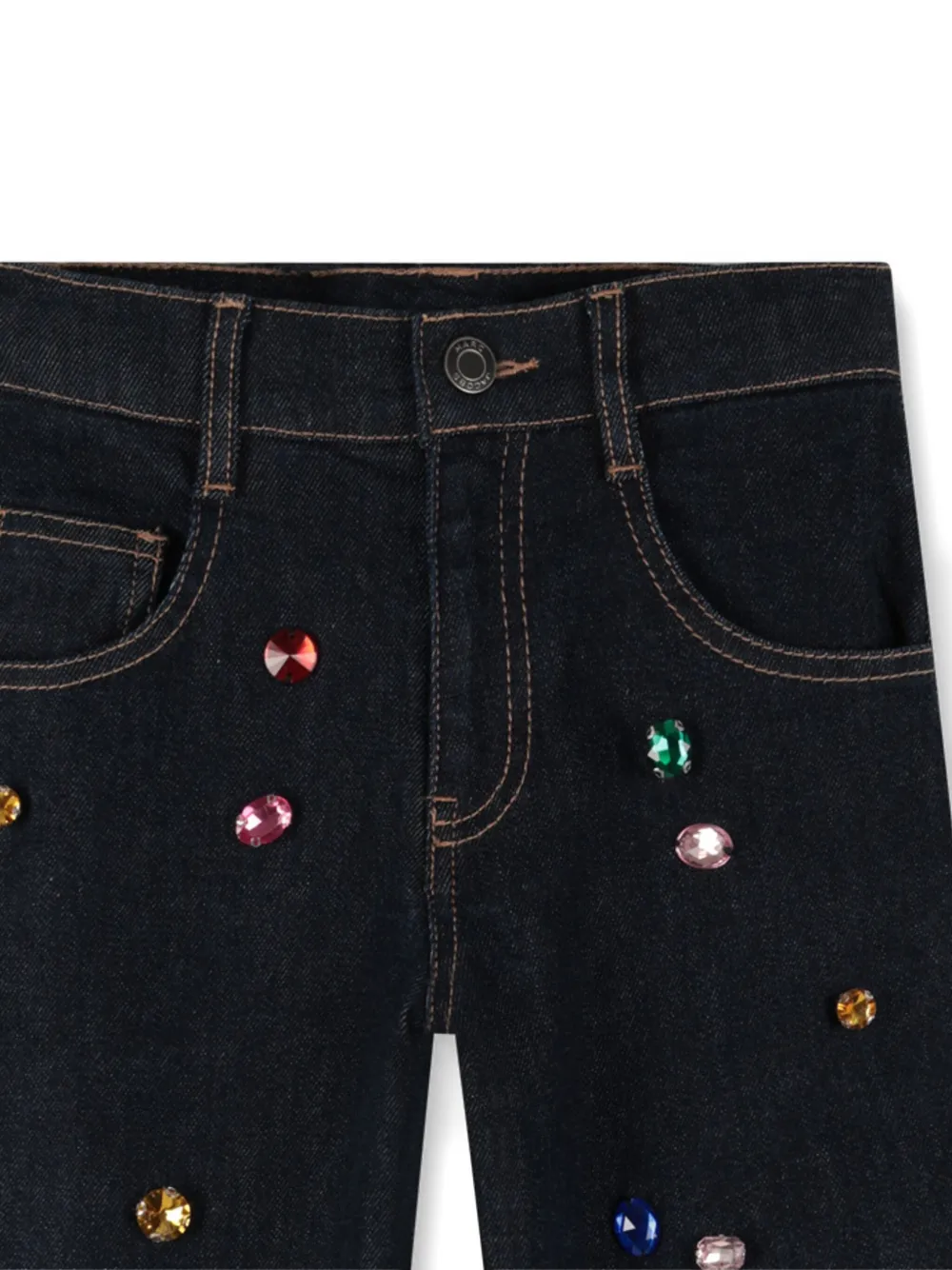 Marc Jacobs Kids Verfraaide jeans Blauw