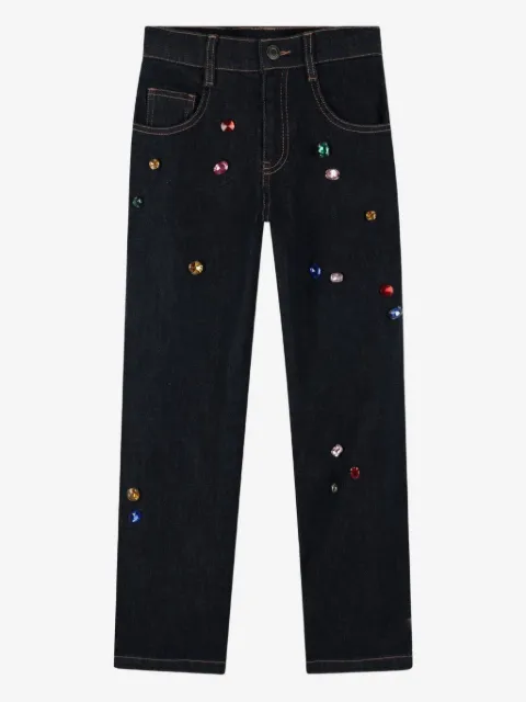 Marc Jacobs Kids embellished denim jeans