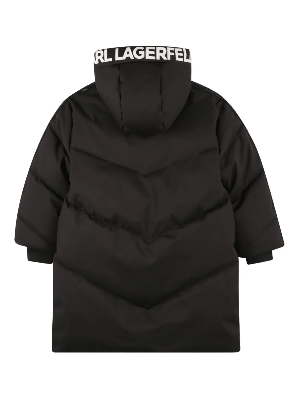 Karl Lagerfeld Kids Gewatteerde jas Zwart