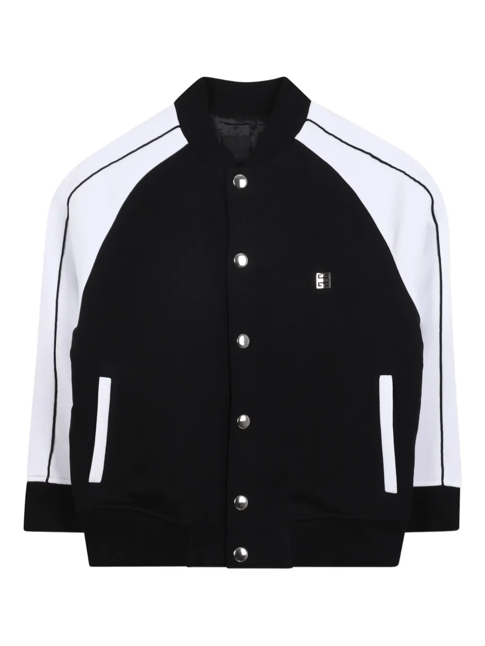 Givenchy Kids Bomberjack met contrasterend vlak Zwart