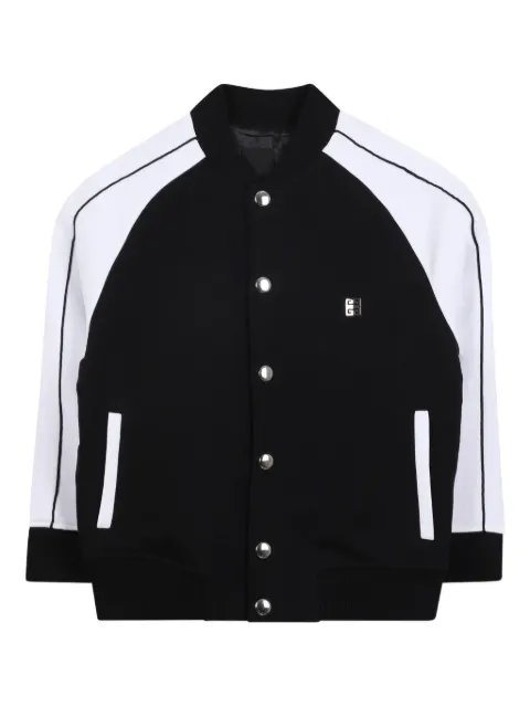 Givenchy Kids contrast-panel bomber jacket