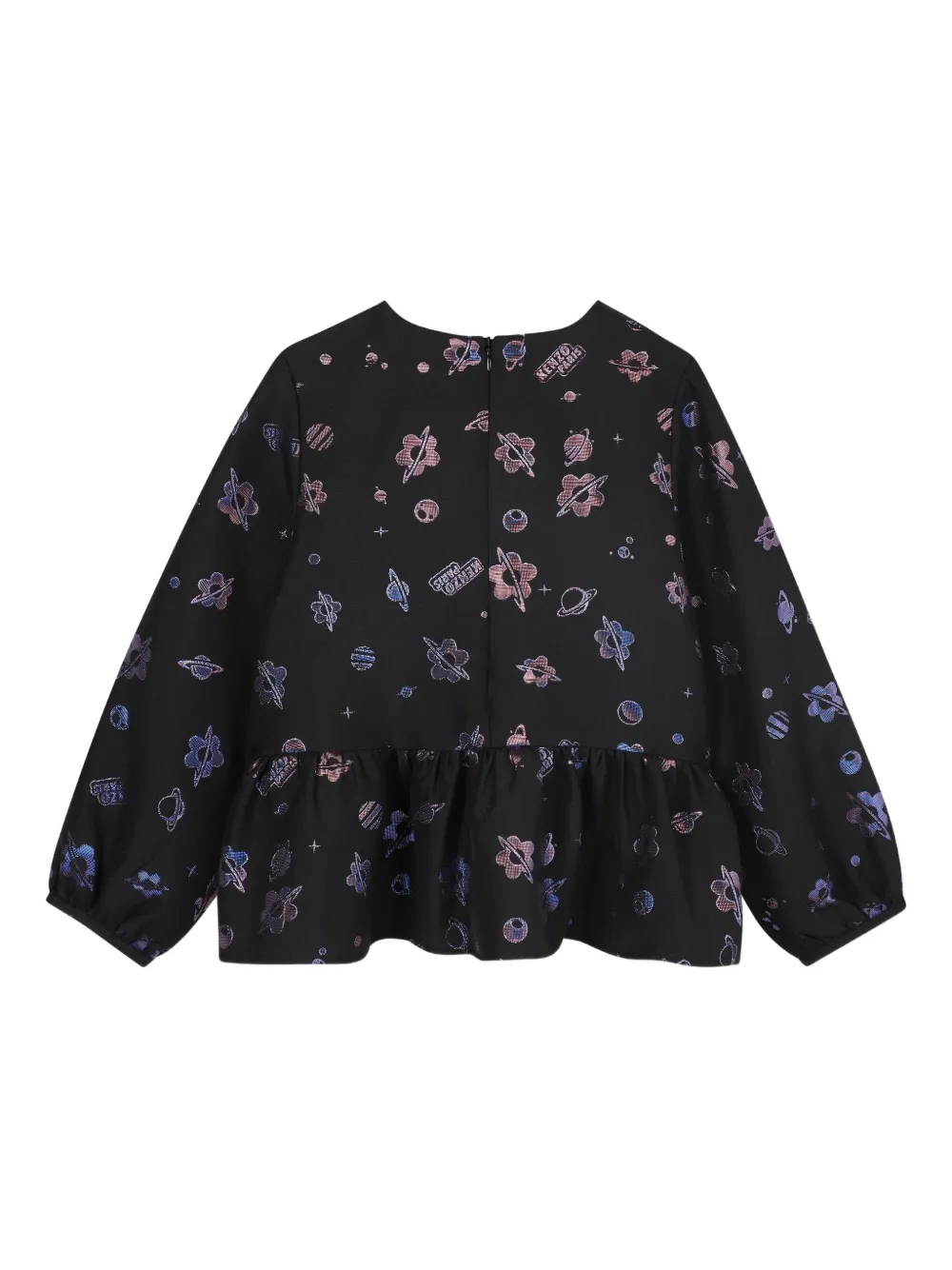 Kenzo Kids Shirt met jacquard Blauw