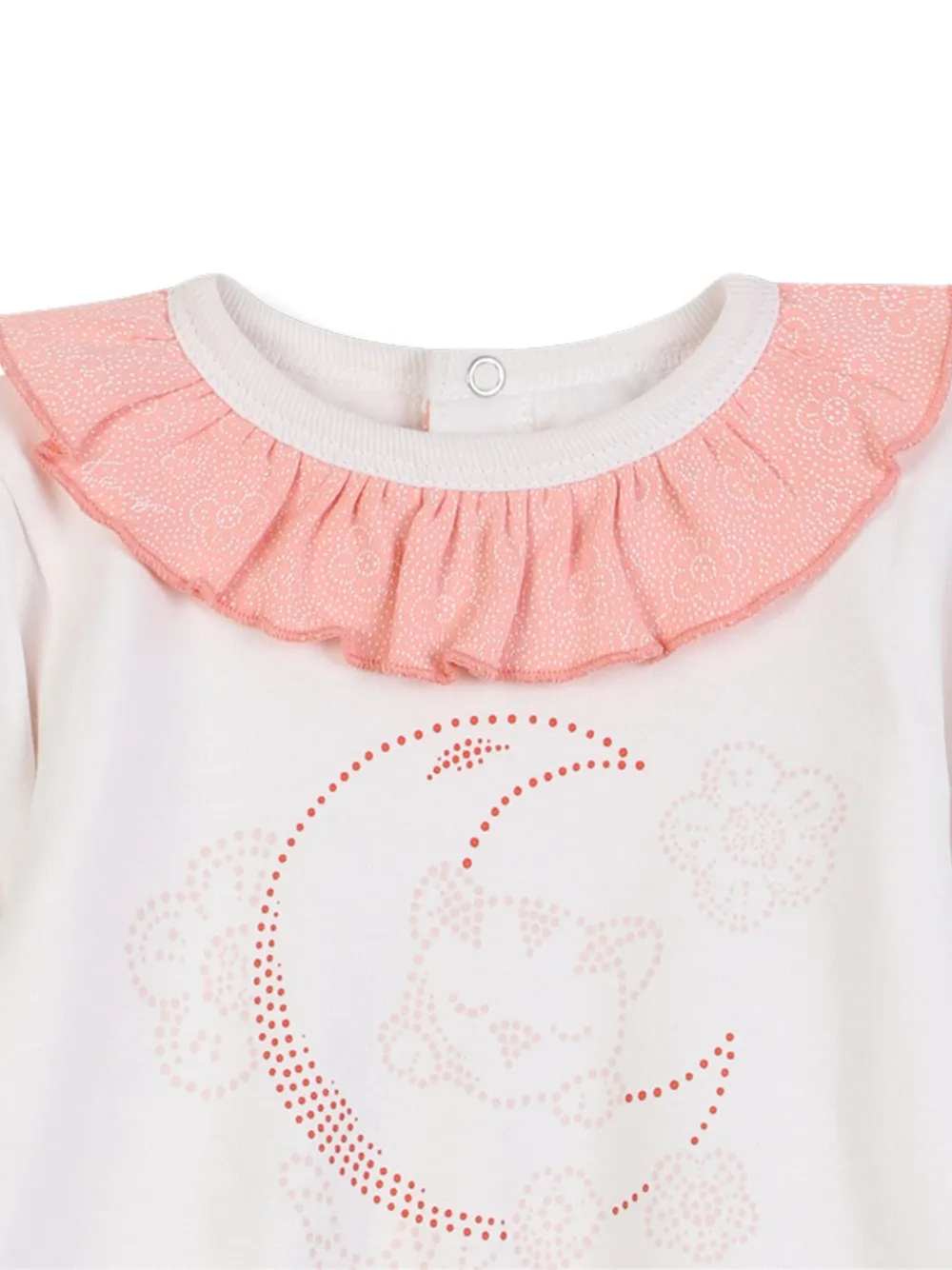 Kenzo Kids Pyjama met ruchekraag Wit
