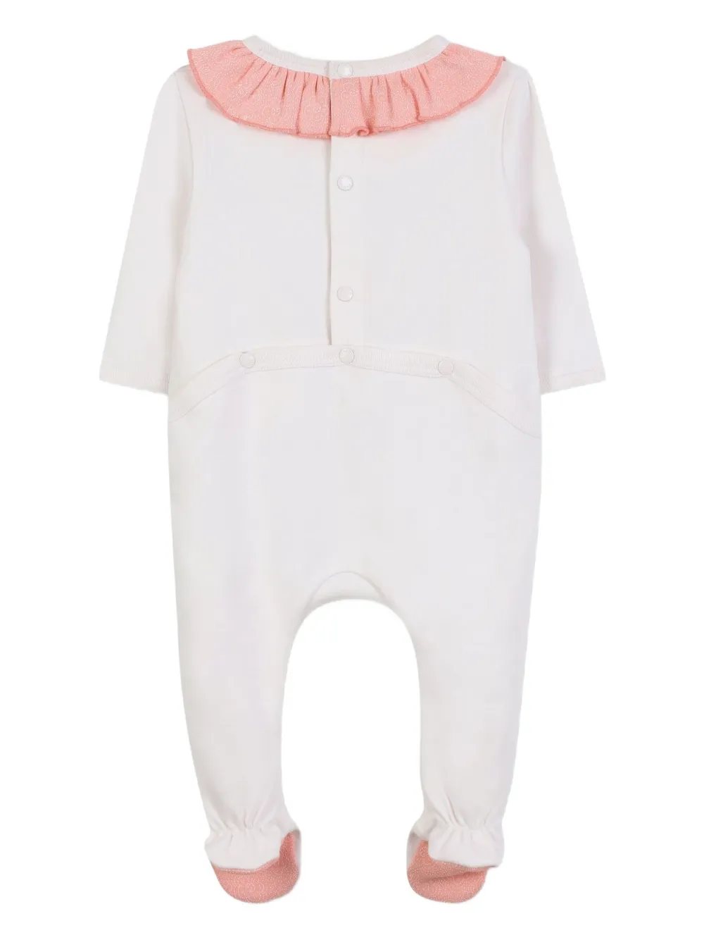 Kenzo Kids Pyjama met ruchekraag Wit