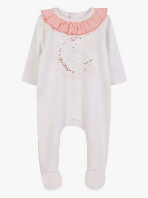 Kenzo Kids ruffle-collar pajamas