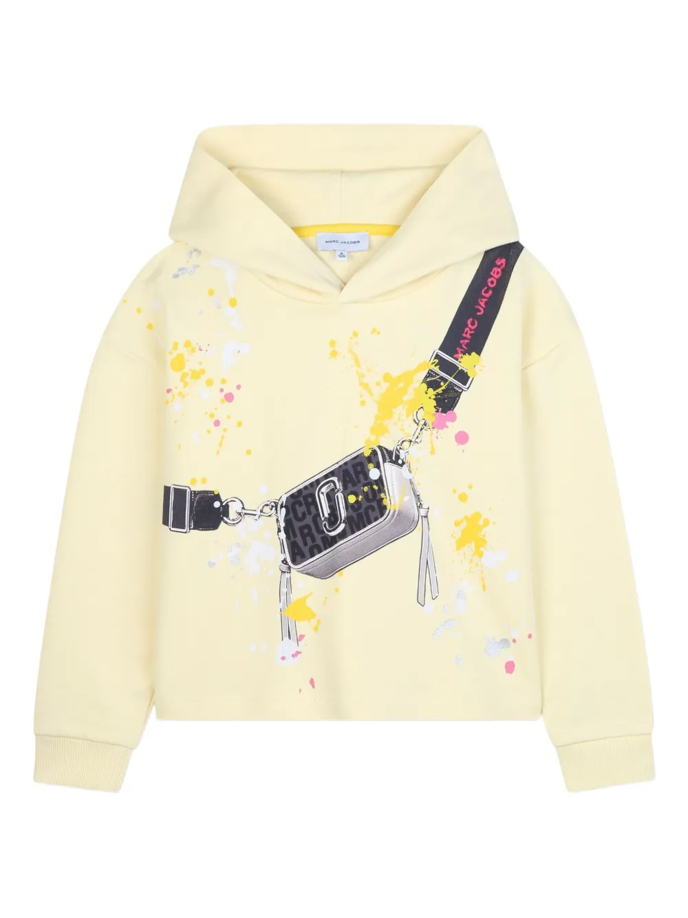 Marc Jacobs Kids graphic-print hoodie | Yellow | Image 1