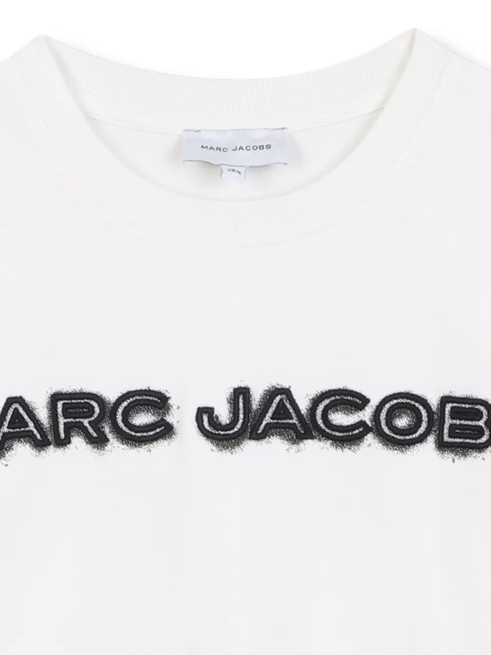 Marc Jacobs Kids T-shirt met geborduurd logo Wit