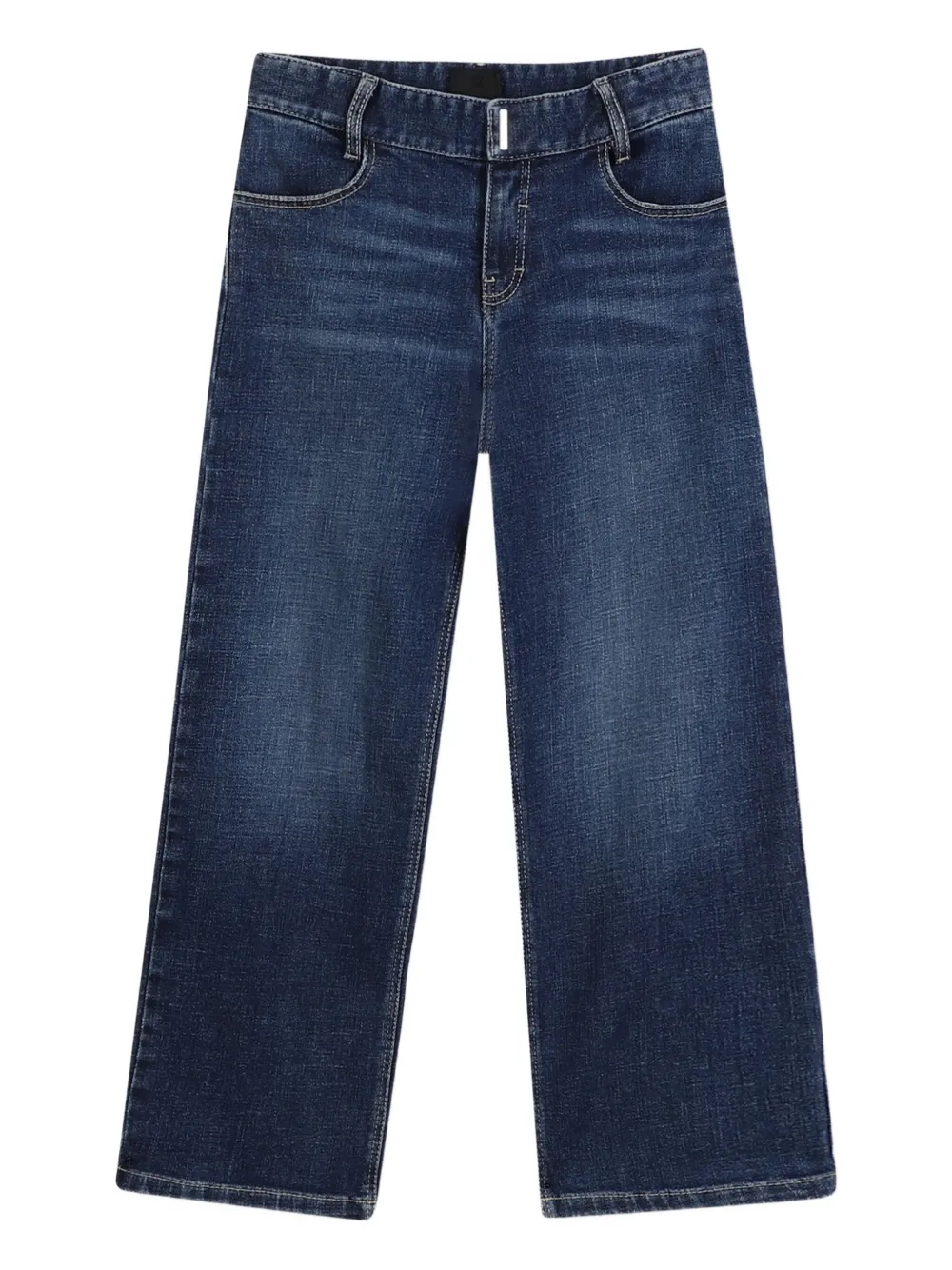 Givenchy Kids Jeans met wijde pijpen Blauw