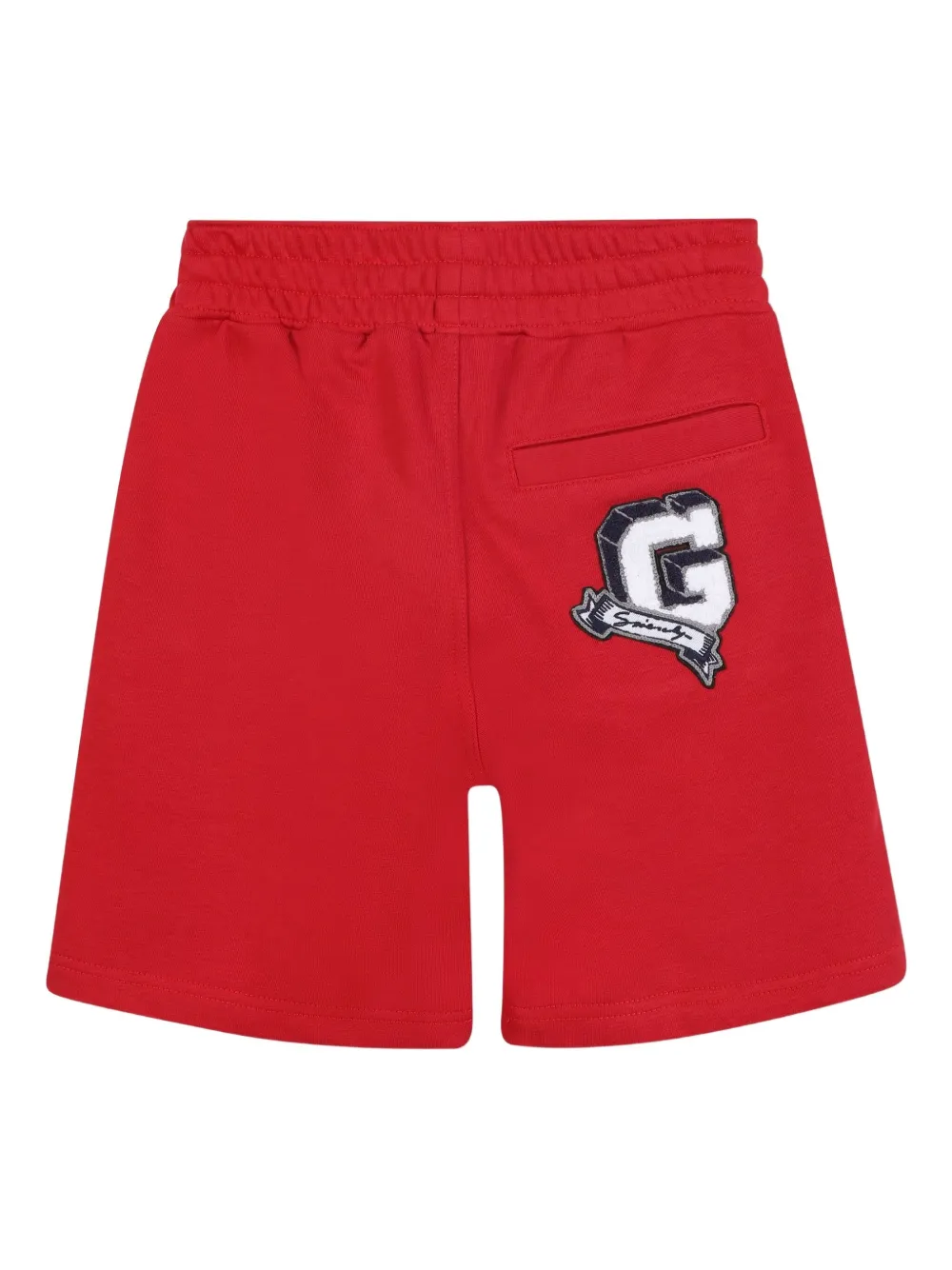 Givenchy Kids Trainingsshorts met geborduurd logo Rood