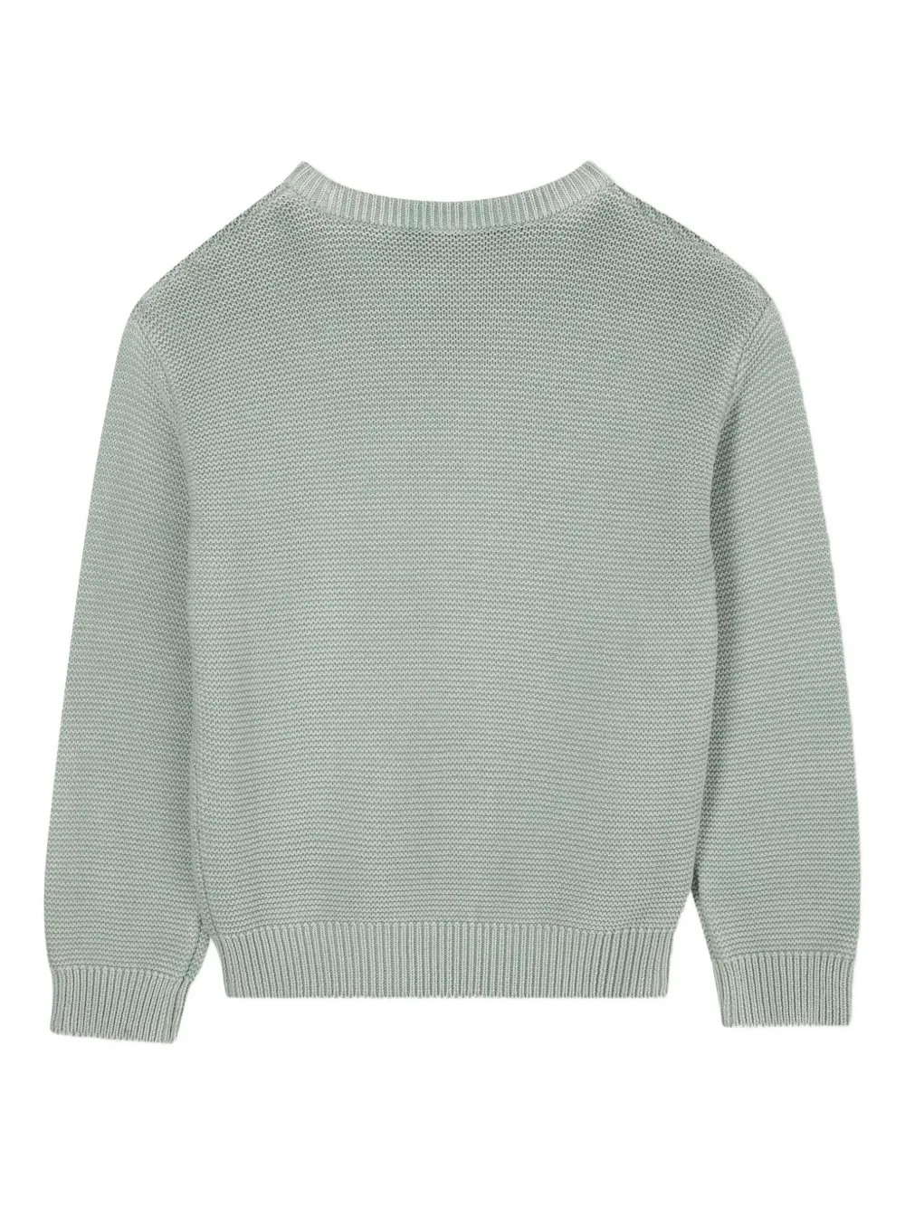 HUGO KIDS Gebreide trui met textuur en logo Blauw