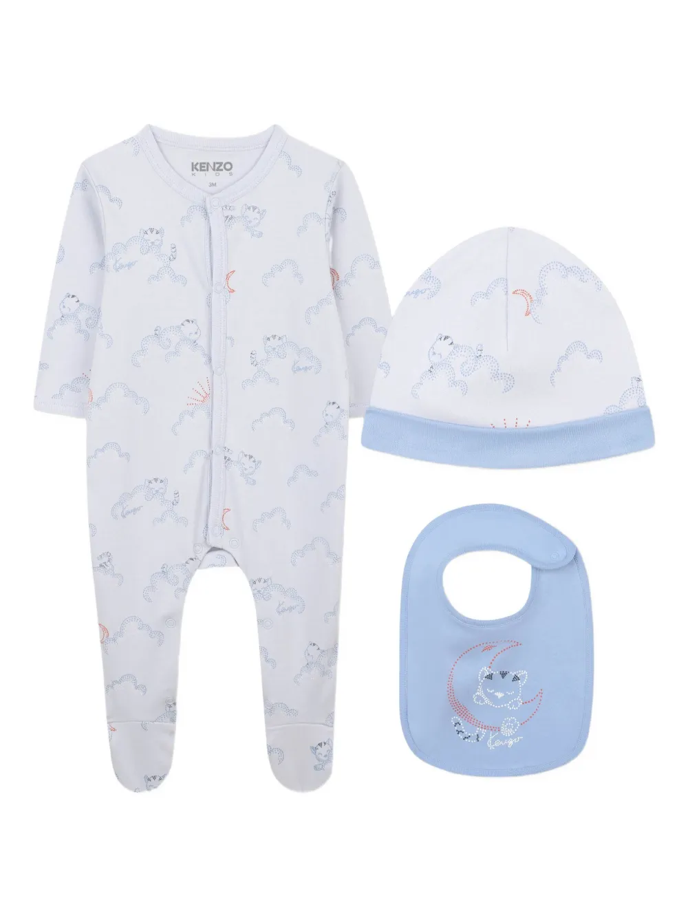 Kenzo Kids Babybpakje met print Blauw