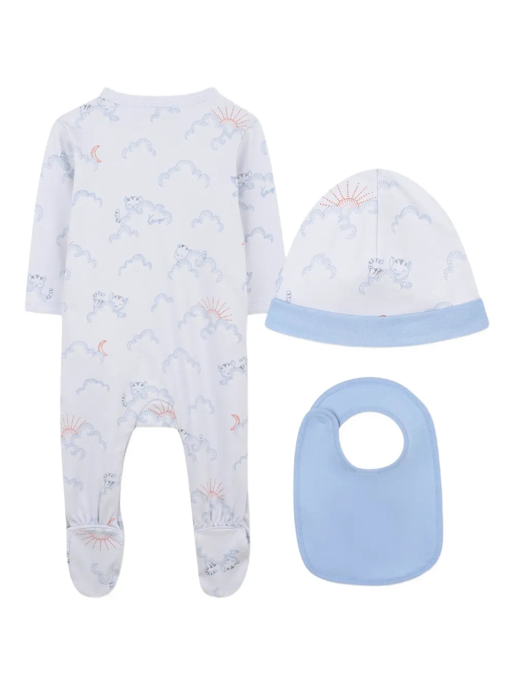 Kenzo Kids Babybpakje met print Blauw