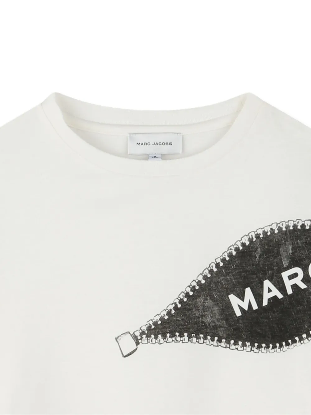 Marc Jacobs Kids T-shirt met grafische print Wit
